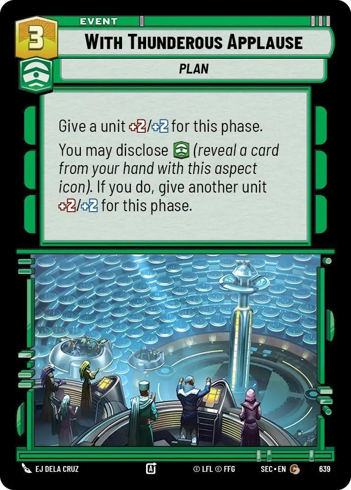 With Thunderous Applause (Foil) (639) [Secrets of Power]