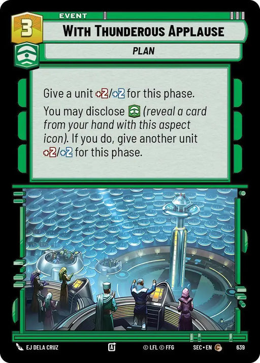 With Thunderous Applause (Foil) (639) [Secrets of Power]