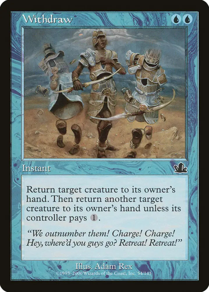 Withdraw [Prophecy] - MTG Single