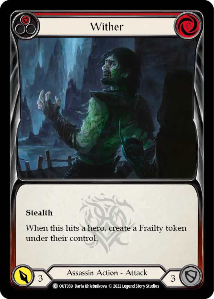 Wither (Red) [Outsiders] - Flesh And Blood Single