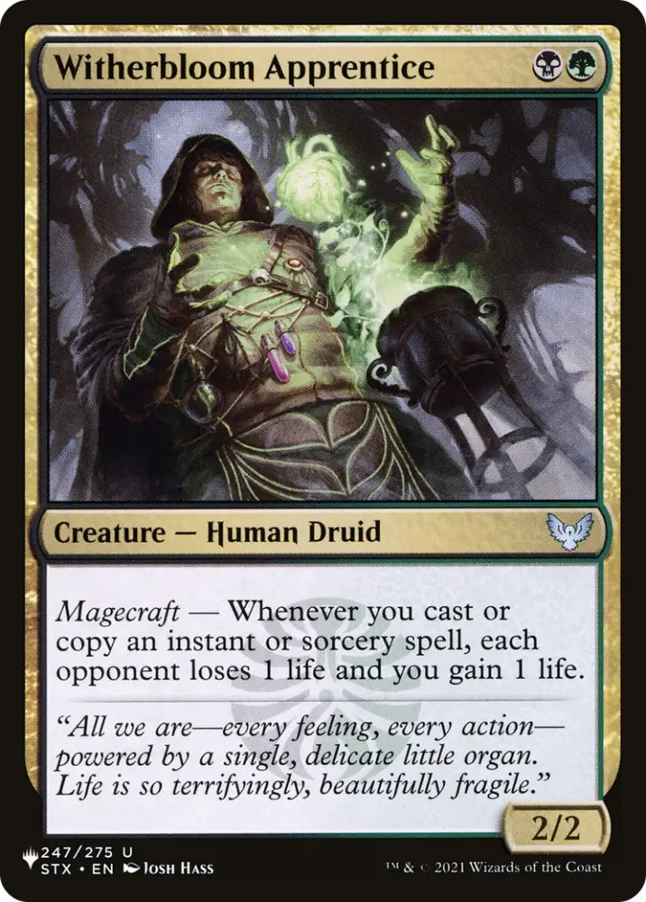 Witherbloom Apprentice [The List] - MTG Single