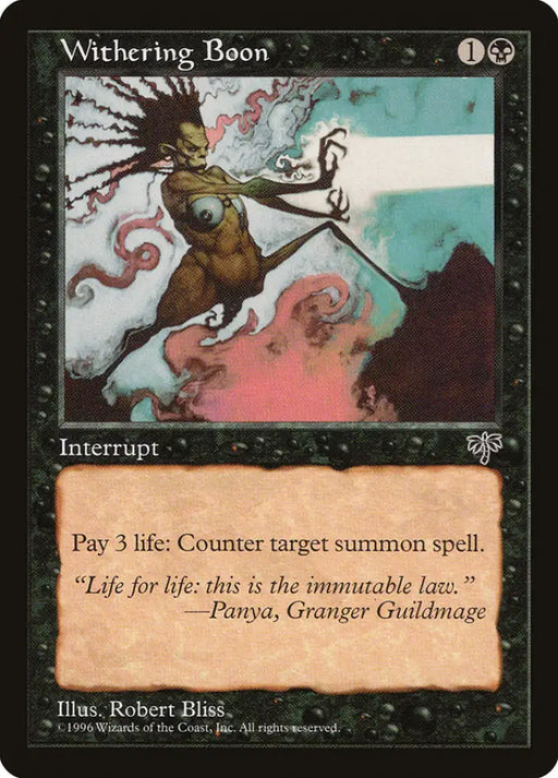 Withering Boon [Mirage] - MTG Single
