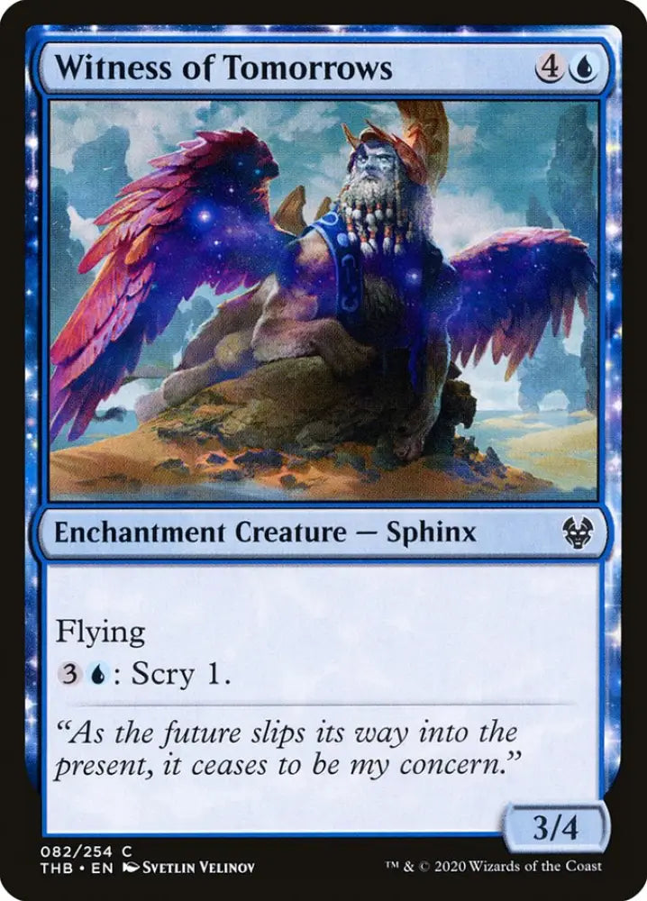 Witness of Tomorrows [Theros Beyond Death] - MTG Single