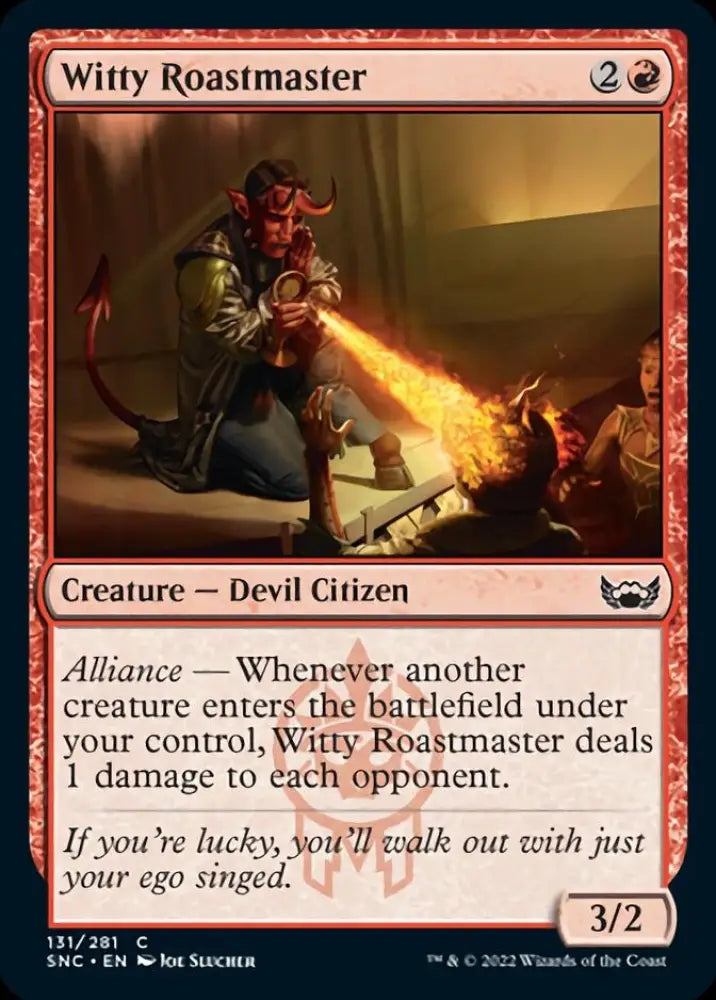 Witty Roastmaster [Streets of New Capenna] - MTG Single