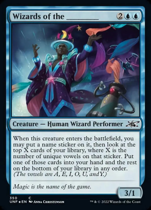 Wizards of the _____ (Galaxy Foil) [Unfinity] - MTG Single