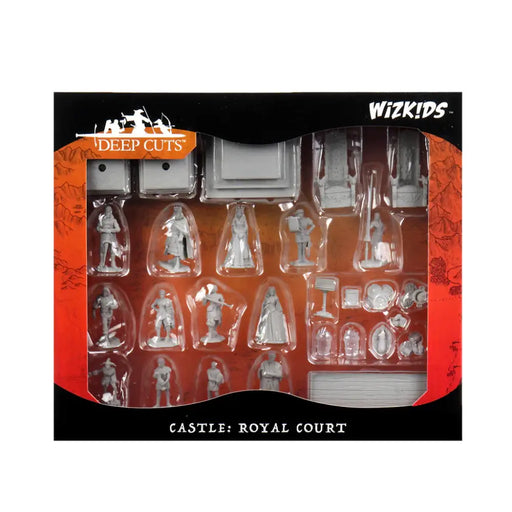 WIZKIDS UNPAINTED MINIS WV12 CASTLE ROYAL COURT - D&D