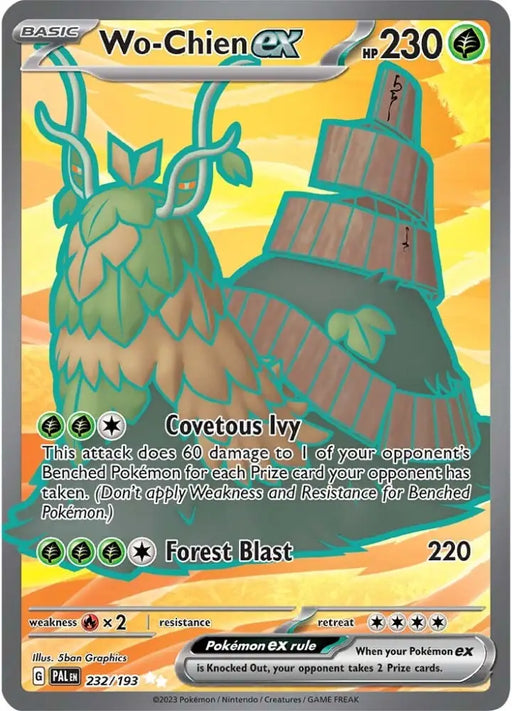 Wo-Chien ex (232/193) [Scarlet & Violet: Paldea Evolved] - Pokemon Single