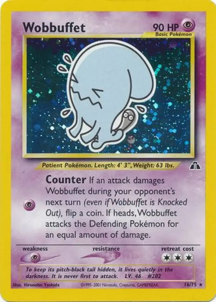 Wobbuffet (16/75) [Neo Discovery Unlimited] - Pokemon Single