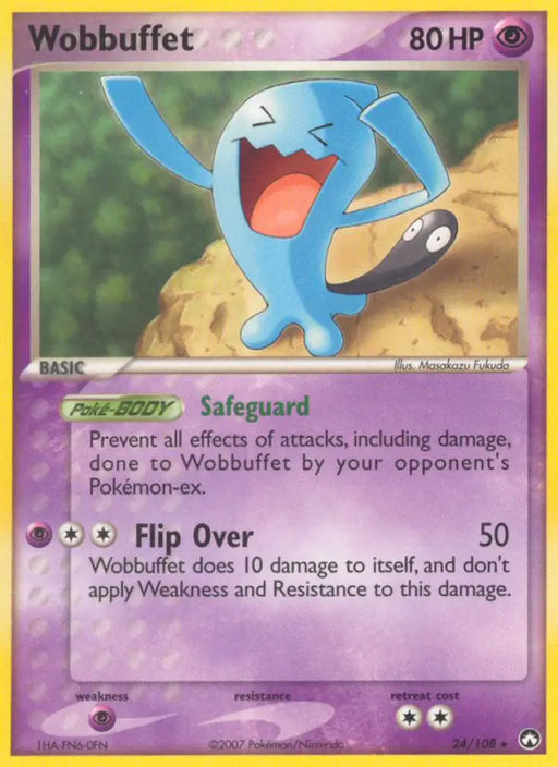 Wobbuffet (24/108) [EX: Power Keepers] - Pokemon Single