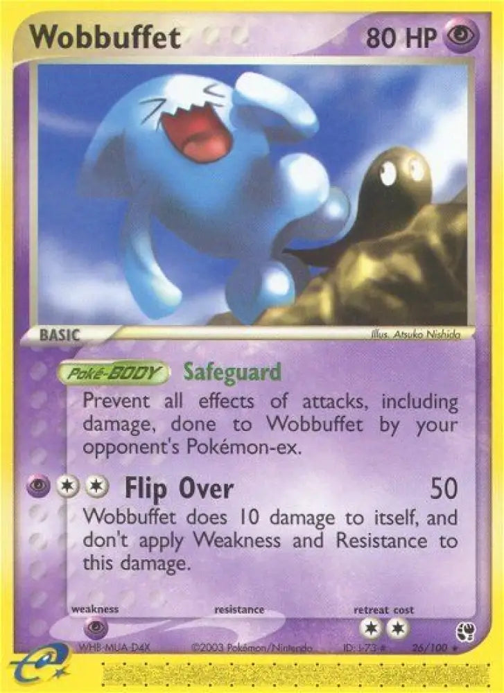 Wobbuffet (26/100) [EX: Sandstorm] - Pokemon Single