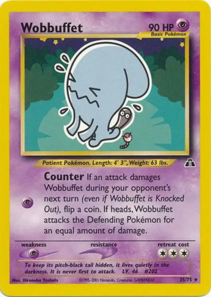 Wobbuffet (35/75) [Neo Discovery Unlimited] - Pokemon Single