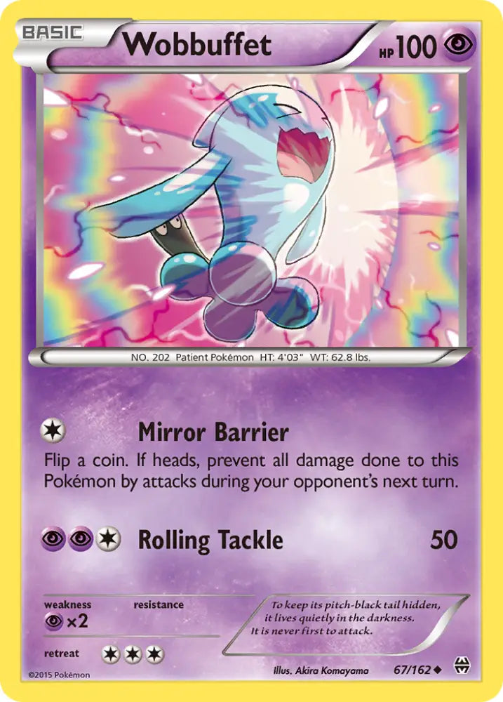 Wobbuffet (67/162) [XY: BREAKthrough] - Pokemon Single