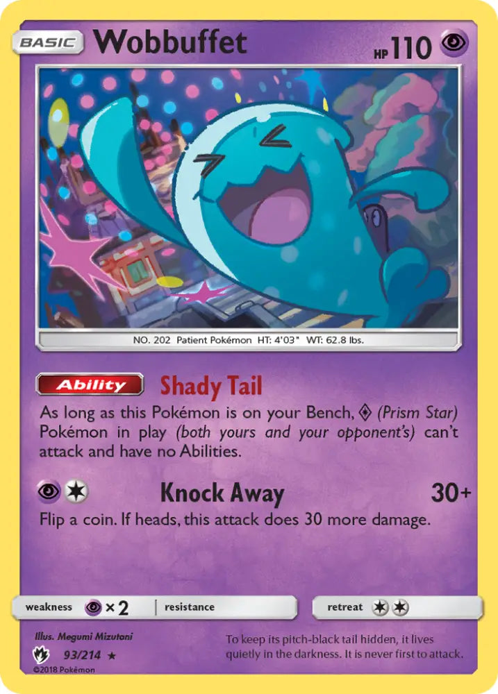 Wobbuffet (93/214) [Sun & Moon: Lost Thunder] - Pokemon Single