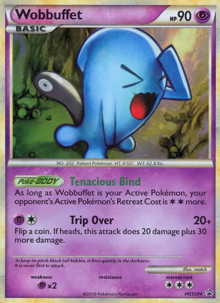Wobbuffet (HGSS04) [HeartGold & SoulSilver: Black Star Promos] - Pokemon Single
