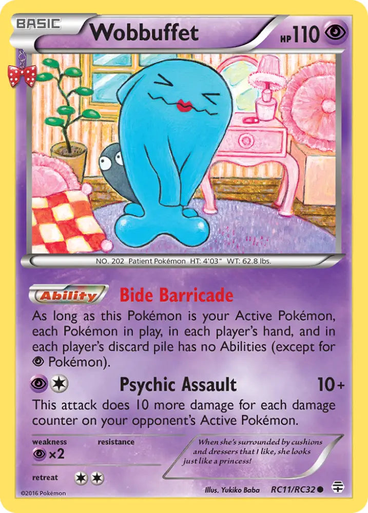 Wobbuffet (RC11/RC32) [XY: Generations] - Pokemon Single
