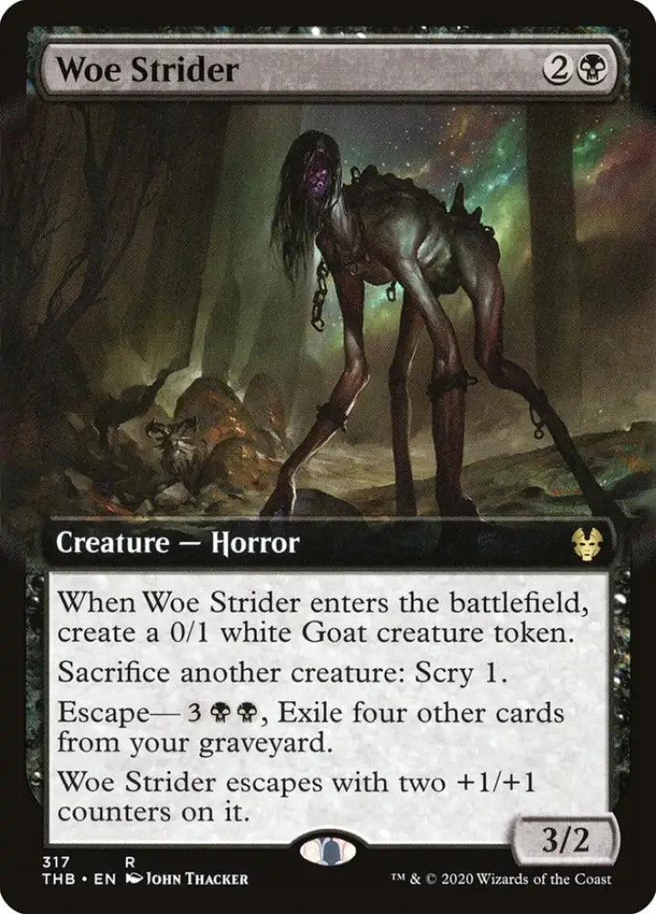 Woe Strider (Extended Art) [Theros Beyond Death] - MTG Single