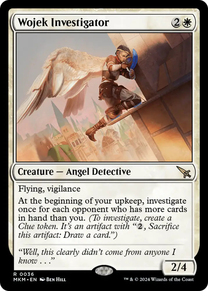 Wojek Investigator (Blue) [Murders at Karlov Manor] - MTG Single