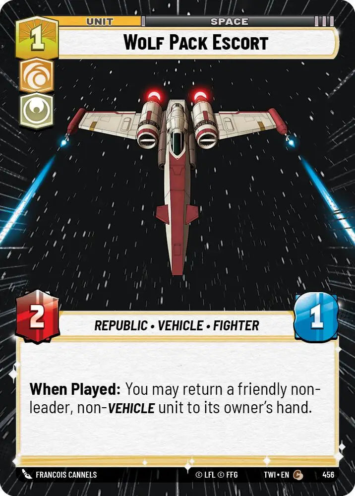 Wolf Pack Escort (Hyperspace) (456) [Twilight of the Republic] - Star Wars: Unlimited Single
