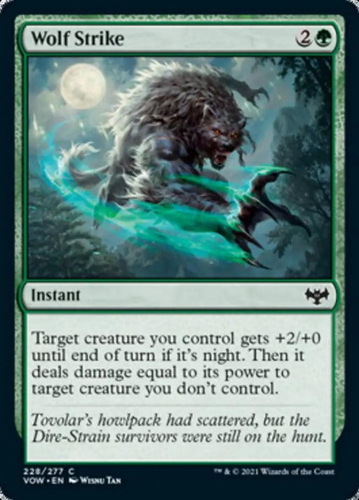 Wolf Strike [Innistrad: Crimson Vow] - MTG Single