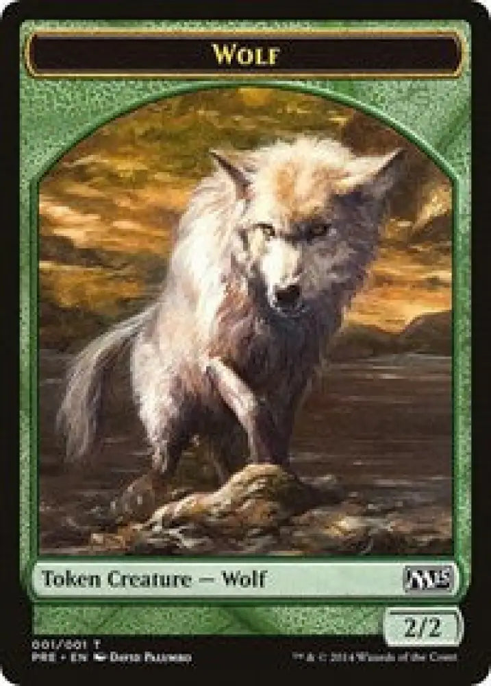 Wolf Token (1) [Prerelease Cards]