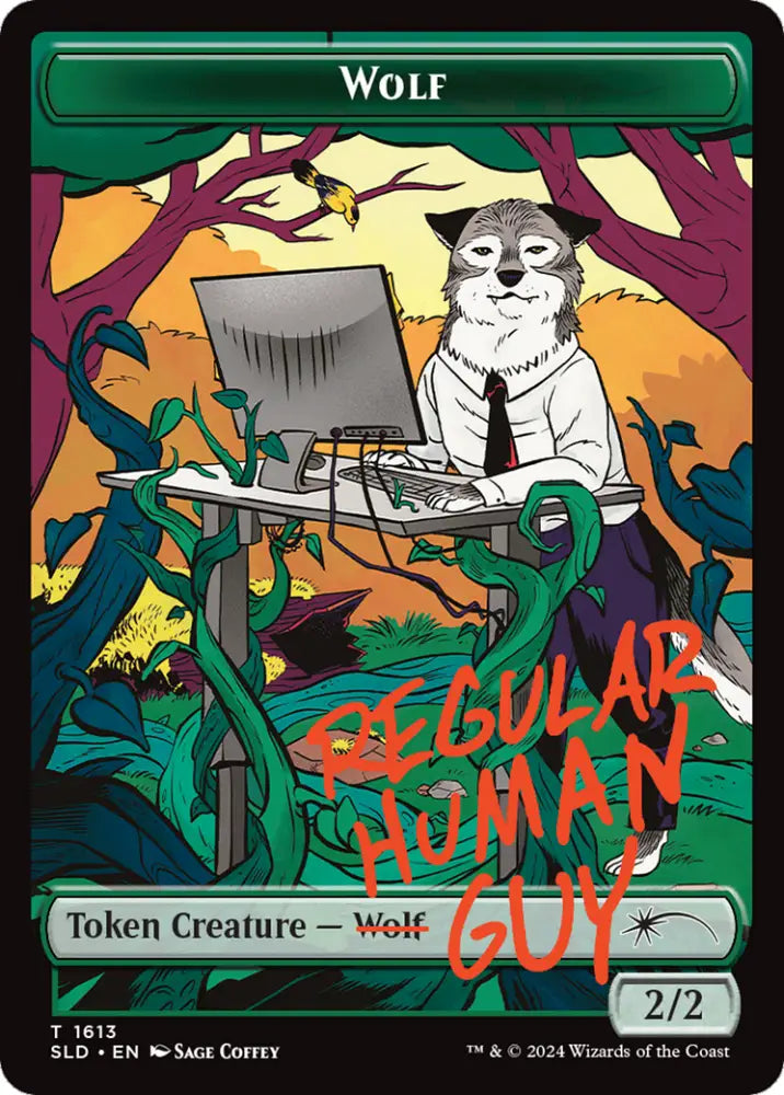 Wolf Token [Secret Lair Drop Series] - MTG Single