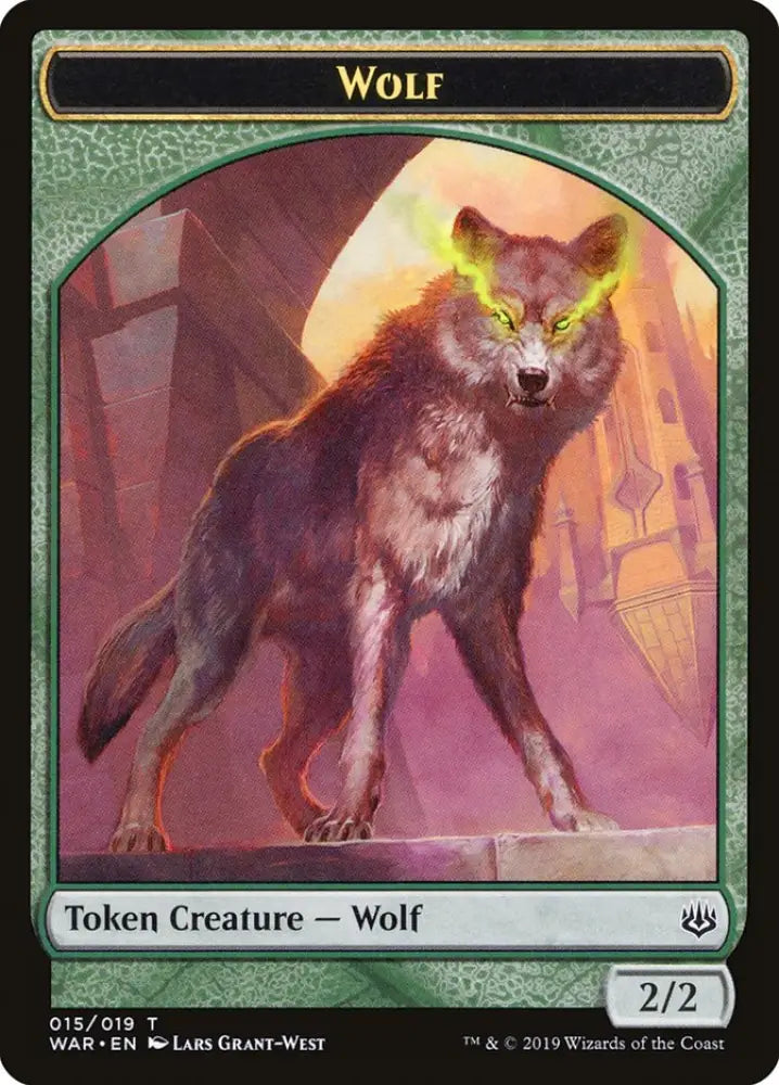 Wolf Token [War of the Spark Tokens] - MTG Single