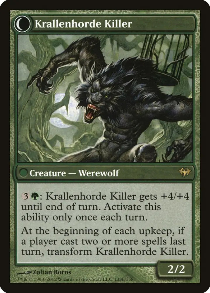 Wolfbitten Captive // Krallenhorde Killer [Dark Ascension] - MTG Single