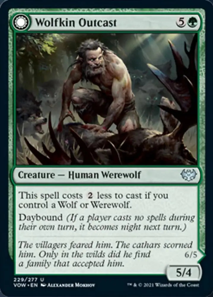 Wolfkin Outcast // Wedding Crasher [Innistrad: Crimson Vow] - MTG Single