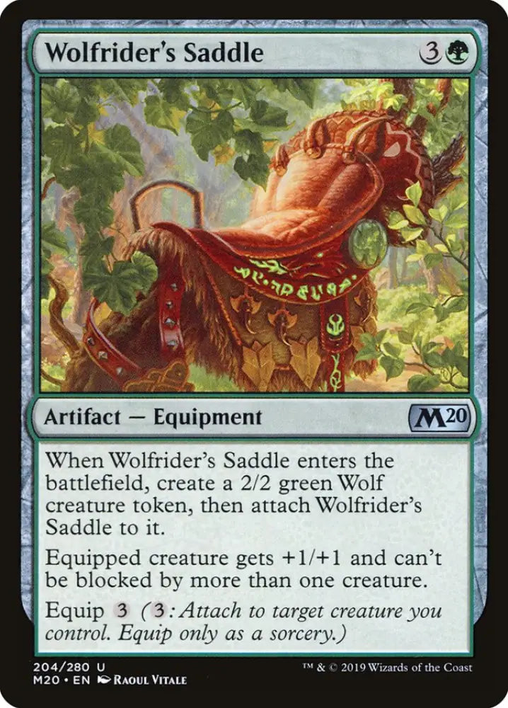 Wolfrider’s Saddle [Core Set 2020] - MTG Single