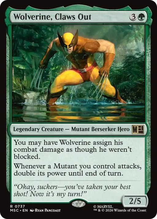 Wolverine, Claws Out (737) [Marvel Super Heroes Commander]