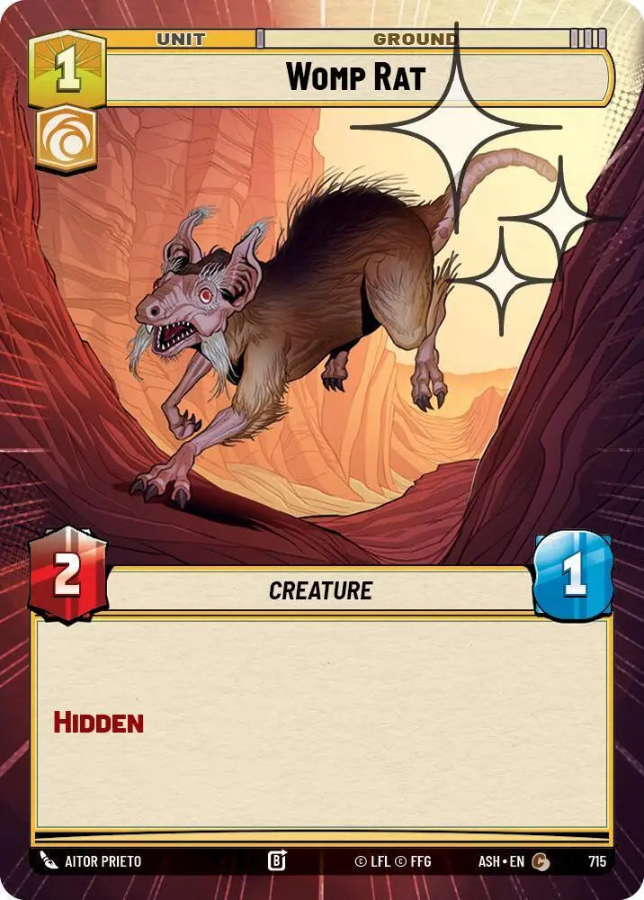 Womp Rat (Hyperspace Foil) (715) [Ashes of the Empire]