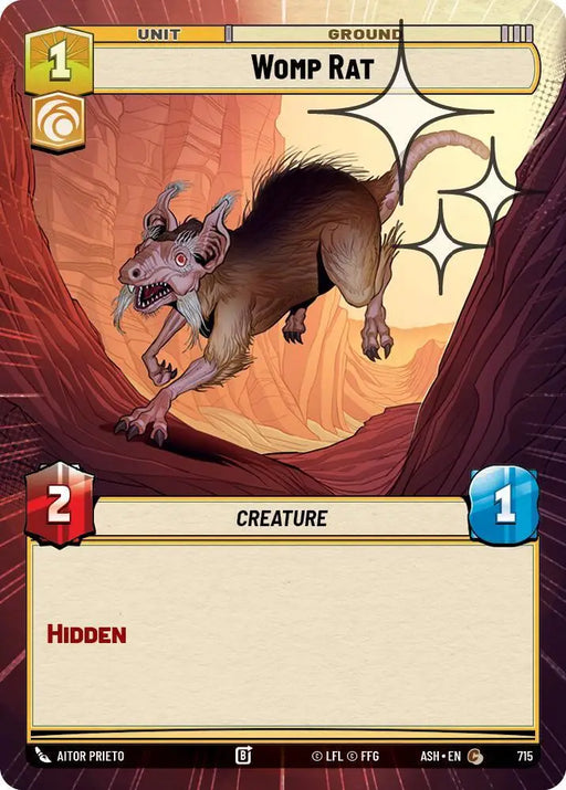 Womp Rat (Hyperspace Foil) (715) [Ashes of the Empire]