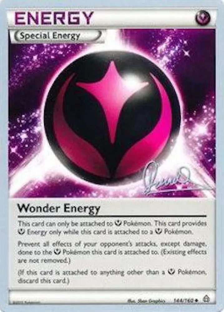 Wonder Energy (144/160) (Infinite Force - Diego Cassiraga) [World Championships 2017] - Pokemon Single