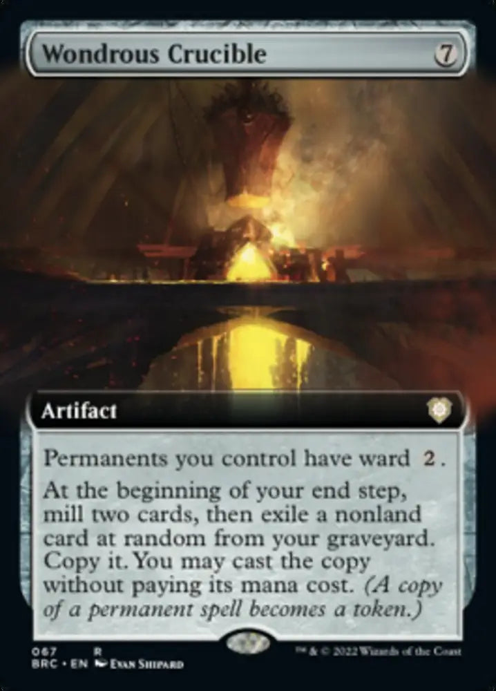 Wondrous Crucible (Extended Art) [The Brothers’ War Commander] - MTG Single