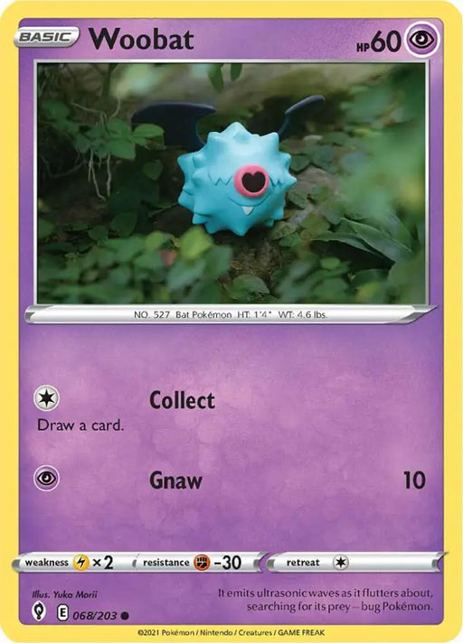 Woobat (068/203) [Sword & Shield: Evolving Skies] - Pokemon Single