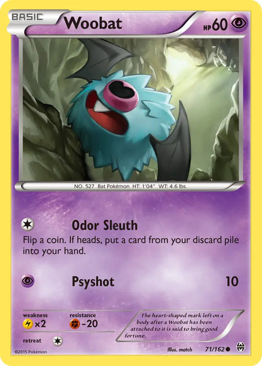 Woobat (71/162) [XY: BREAKthrough] - Pokemon Single