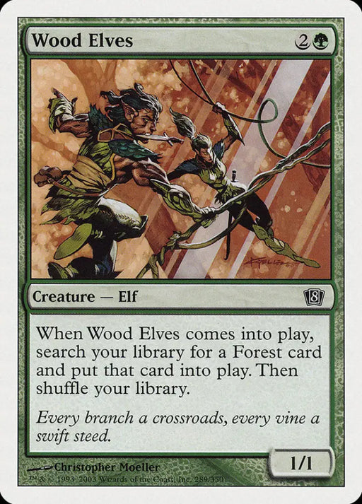 Wood Elves (289) [Eighth Edition] - MTG Single
