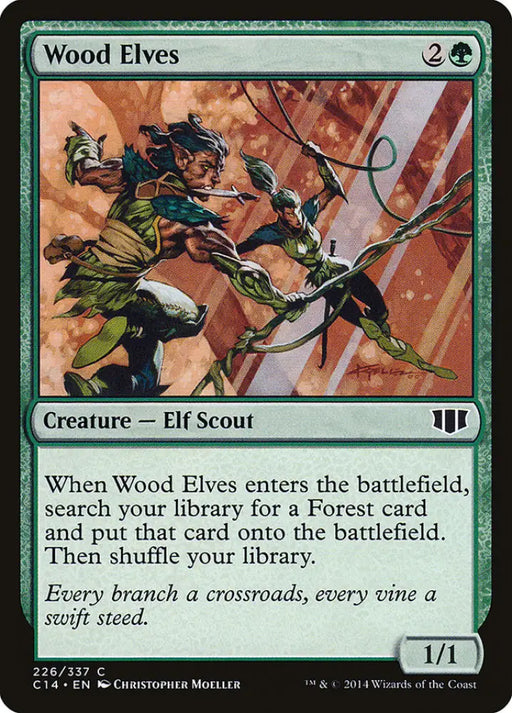 Wood Elves [Commander 2014] - MTG Single