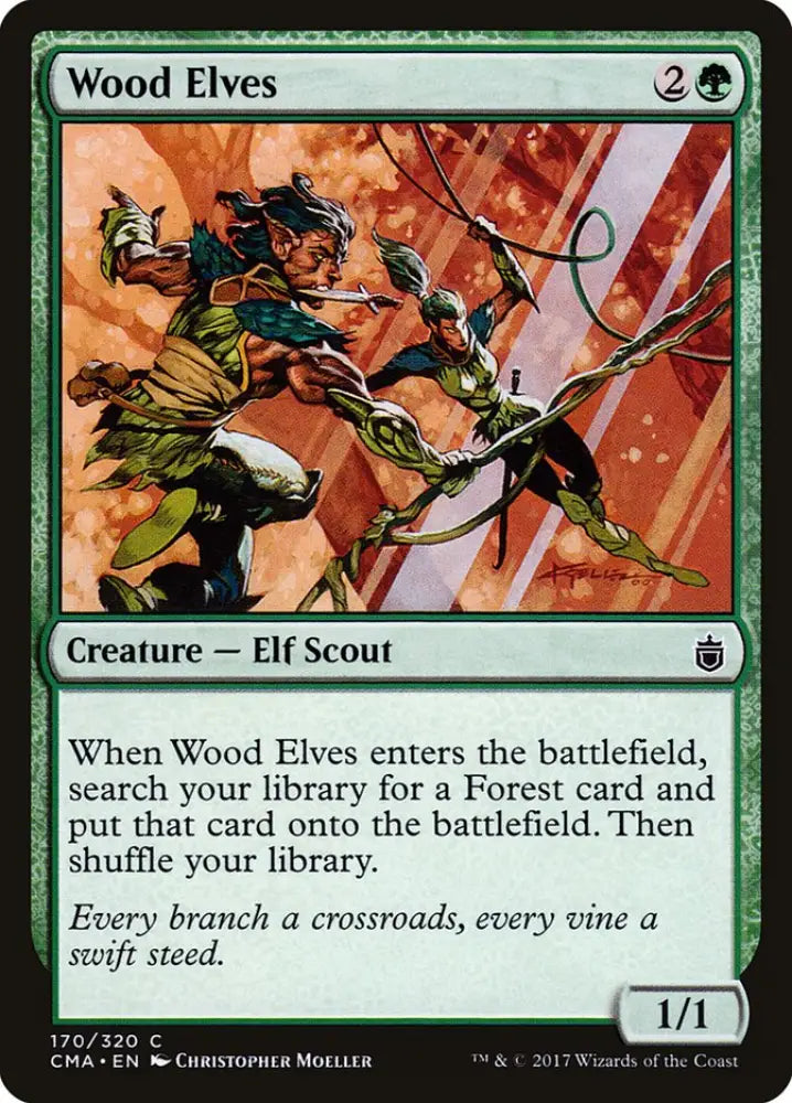 Wood Elves [Commander Anthology] - MTG Single