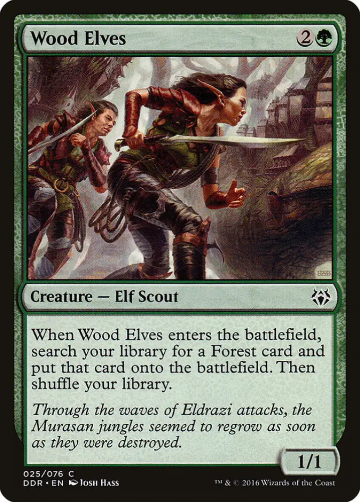 Wood Elves [Duel Decks: Nissa vs. Ob Nixilis] - MTG Single