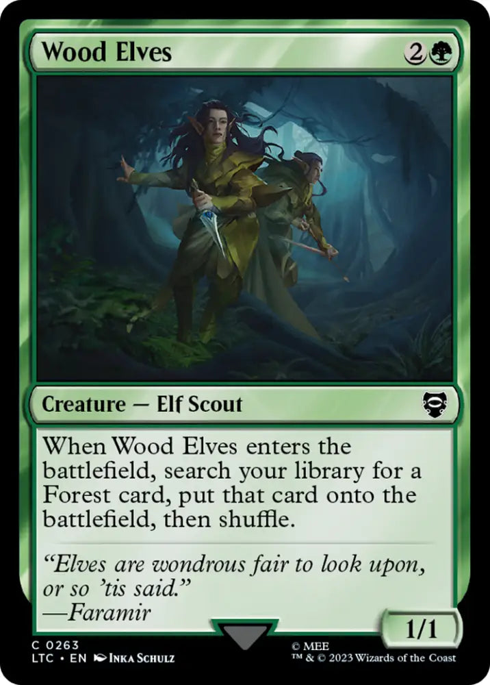Wood Elves [The Lord of the Rings: Tales of Middle-Earth Commander] - MTG Single