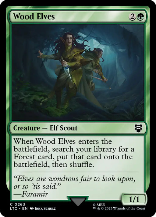 Wood Elves [The Lord of the Rings: Tales of Middle-Earth Commander] - MTG Single