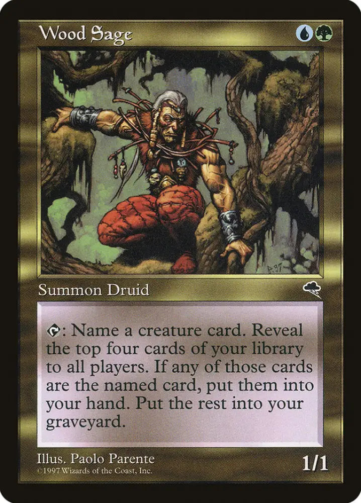 Wood Sage [Tempest] - MTG Single