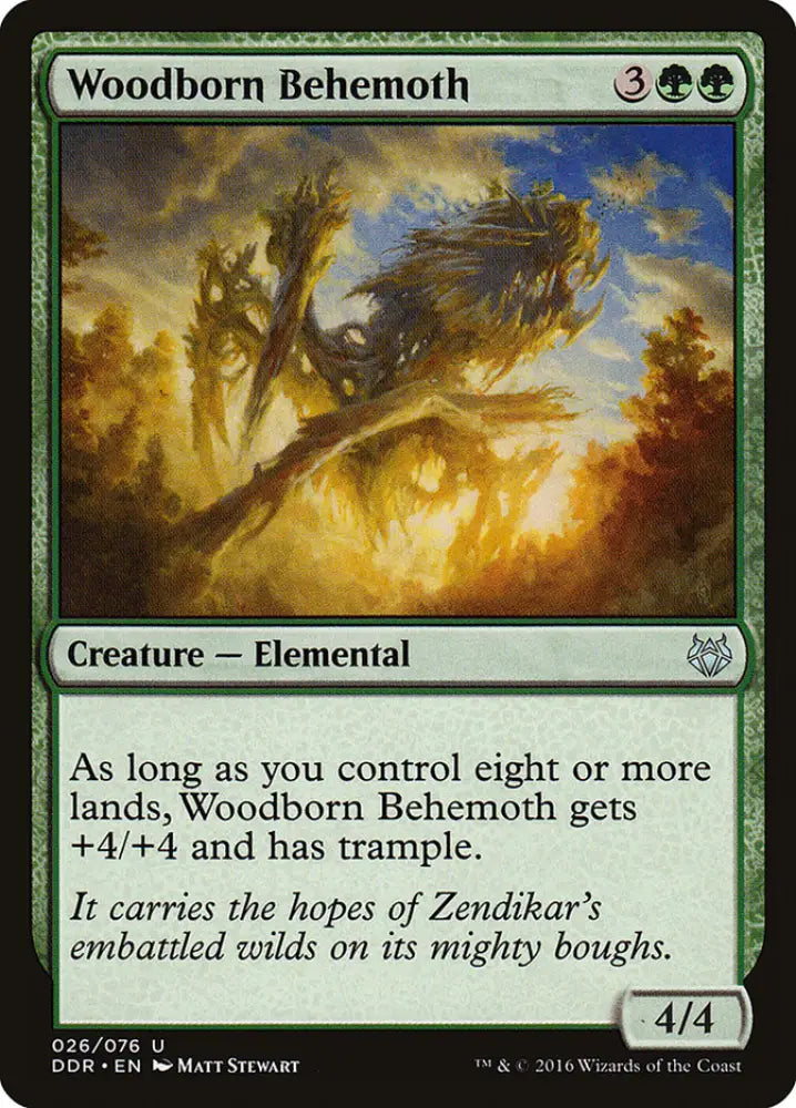 Woodborn Behemoth [Duel Decks: Nissa vs. Ob Nixilis] - MTG Single