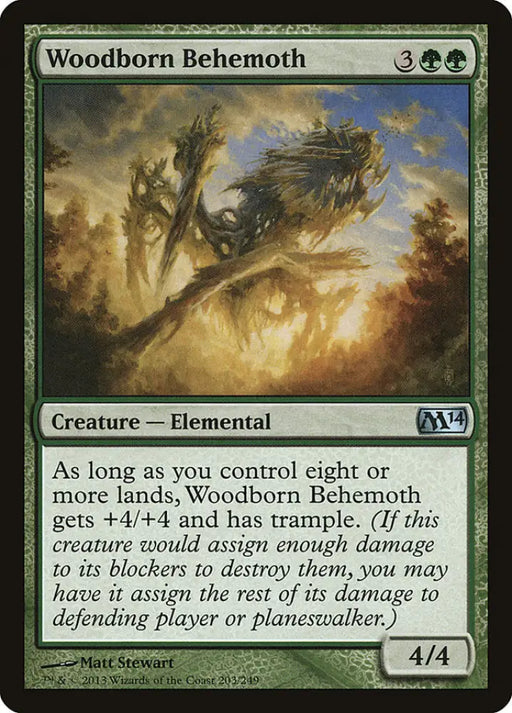 Woodborn Behemoth [Magic 2014] - MTG Single