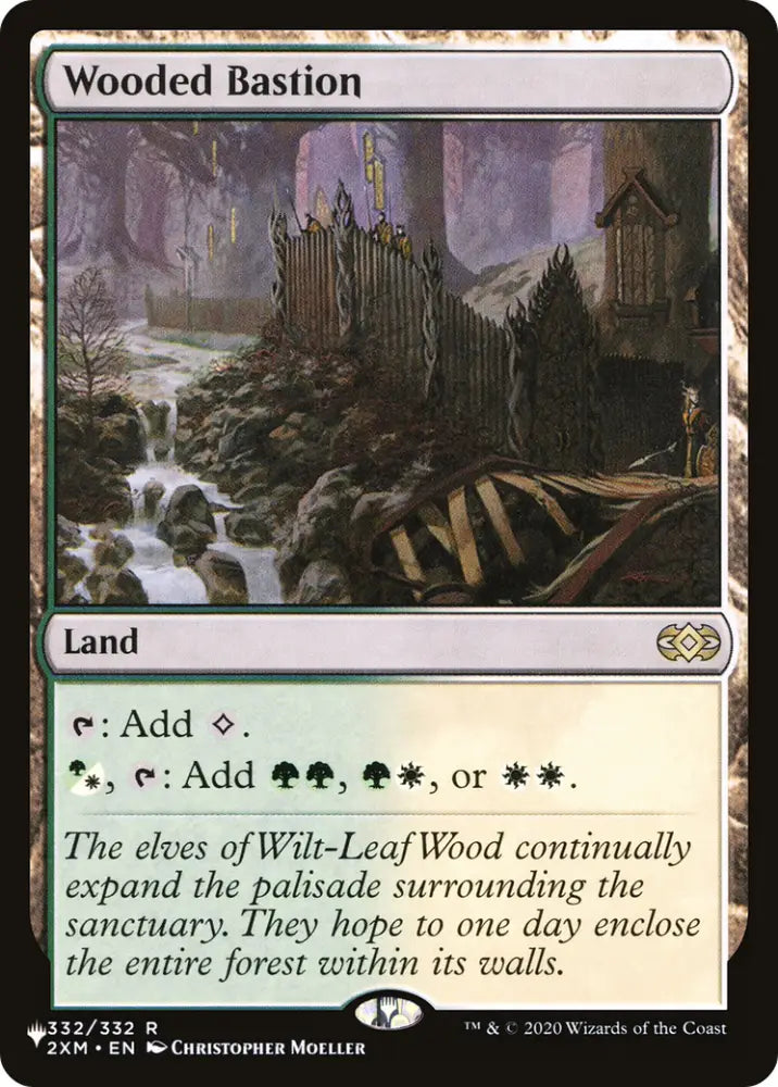 Wooded Bastion [The List] - MTG Single