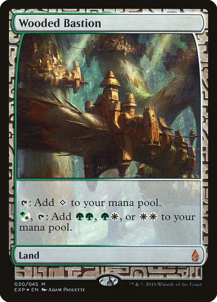 Wooded Bastion [Zendikar Expeditions] - MTG Single
