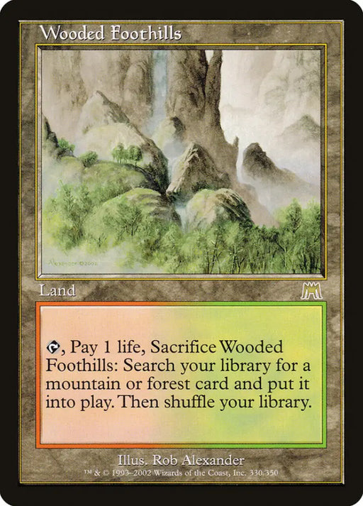 Wooded Foothills [Onslaught] - MTG Single