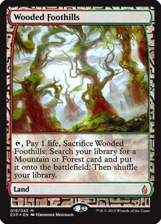 Wooded Foothills [Zendikar Expeditions] - MTG Single