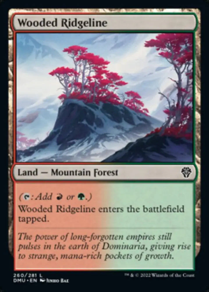 Wooded Ridgeline [Dominaria United] - MTG Single